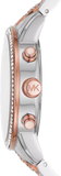 Buy Shop Michael Kors Ritz Chronograph Silver Dial Two Tone Steel Strap Watch For Women - MK6938 USA Online