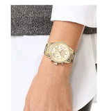 Buy Shop Michael Kors Ritz Gold Dial Gold Steel Strap Watch for Women - MK6356 USA Online