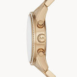 Buy Shop Michael Kors Ritz Gold Dial Gold Steel Strap Watch for Women - MK6356 USA Online