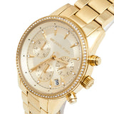 Buy Shop Michael Kors Ritz Gold Dial Gold Steel Strap Watch for Women - MK6356 USA Online