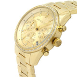 Buy Shop Michael Kors Ritz Gold Dial Gold Steel Strap Watch for Women - MK6356 USA Online