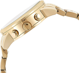 Buy Shop Michael Kors Ritz Chronograph Gold Dial Gold Steel Strap Watch for Women - MK5676 USA Online