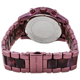 Buy Shop Michael Kors Ritz Chronograph Purple Dial Purple Steel Strap Watch For Women - MK6720 USA Online
