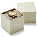 Buy Shop Michael Kors Ritz Pave Crystals Gold Dial Gold Steel Strap Watch for Women - MK6862 USA Online