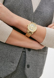 Buy Shop Michael Kors Ritz Pave Crystals Gold Dial Gold Steel Strap Watch for Women - MK6862 USA Online