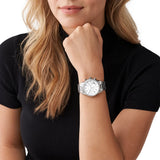 Buy Shop Michael Kors Ritz Silver Dial Silver Steel Strap Watch for Women - MK6428 USA Online