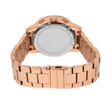 Buy Shop Michael Kors Ritz Three-Hand Glitz Rose Gold Dial Rose Gold Steel Strap Watch for Women - MK6748 USA Online