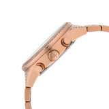 Buy Shop Michael Kors Ritz Three-Hand Glitz Rose Gold Dial Rose Gold Steel Strap Watch for Women - MK6748 USA Online