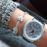 Buy Shop Michael Kors Ritz White Dial Silver Stainless Steel Strap Watch for Women - MK5020 USA Online