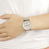 Buy Shop Michael Kors Ritz White Dial Two Tone Steel Strap Watch for Women - MK5650 USA Online