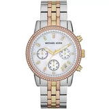 Buy Shop Michael Kors Ritz White Dial Two Tone Steel Strap Watch for Women - MK5650 USA Online