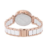 Buy Shop Michael Kors Ritz White Dial Two Tone Steel Strap Watch for Women - MK6324 USA Online
