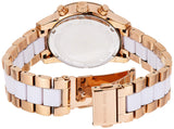 Buy Shop Michael Kors Ritz White Dial Two Tone Steel Strap Watch for Women - MK6324 USA Online