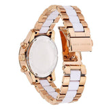 Buy Shop Michael Kors Ritz White Dial Two Tone Steel Strap Watch for Women - MK6324 USA Online
