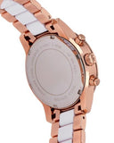 Buy Shop Michael Kors Ritz White Dial Two Tone Steel Strap Watch for Women - MK6324 USA Online