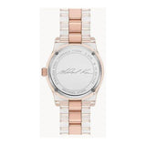 Buy Shop Michael Kors Runway Analog Crystals Rose Gold Dial Two Tone Steel Strap Watch for Women - MK7355 USA Online