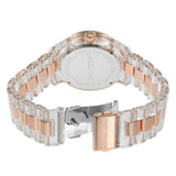 Buy Shop Michael Kors Runway Analog Crystals Rose Gold Dial Two Tone Steel Strap Watch for Women - MK7355 USA Online