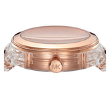Buy Shop Michael Kors Runway Analog Crystals Rose Gold Dial Two Tone Steel Strap Watch for Women - MK7355 USA Online