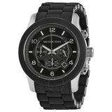 Buy Shop Michael Kors Runway Black Dial Black Rubber Strap Watch for Men - MK8107 USA Online