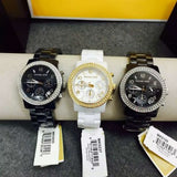 Buy Shop Michael Kors Runway Black Dial Black Steel Strap Watch for Women - MK5190 USA Online