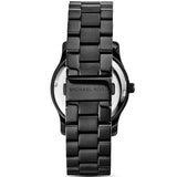 Buy Shop Michael Kors Runway Black Dial Black Steel Strap Watch for Women - MK6057 USA Online