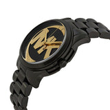 Buy Shop Michael Kors Runway Black Dial Black Steel Strap Watch for Women - MK6057 USA Online