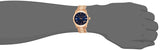 Buy Shop Michael Kors Runway Blue Dial Rose Gold Stainless Steel Strap Watch for Women - MK7065 USA Online