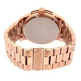 Buy Shop Michael Kors Runway Blue Dial Rose Gold Stainless Steel Strap Watch for Women - MK7065 USA Online