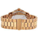 Buy Shop Michael Kors Runway Blue Dial Rose Gold Stainless Steel Strap Watch for Women - MK7065 USA Online