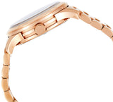 Buy Shop Michael Kors Runway Blue Dial Rose Gold Stainless Steel Strap Watch for Women - MK7065 USA Online