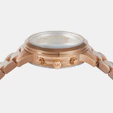 Buy Shop Michael Kors Runway Chronograph Analog Rose Gold Dial Rose Gold Steel Strap Watch for Women - MK7453 USA Online