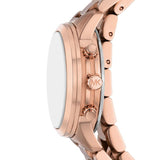 Buy Shop Michael Kors Runway Chronograph Analog Rose Gold Dial Rose Gold Steel Strap Watch for Women - MK7453 USA Online