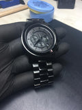 Buy Shop Michael Kors Runway Chronograph Black Dial Black Steel Strap Watch for Men - MK8157 USA Online