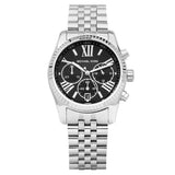 Buy Shop Michael Kors Runway Chronograph Black Dial Silver Steel Strap Watch For Women - MK5708 USA Online