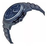 Buy Shop Michael Kors Runway Chronograph Blue Dial Blue Steel Strap Watch For Men - MK8538 USA Online