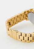 Buy Shop Michael Kors Runway Chronograph Blue Dial Gold Steel Strap Watch For Women - MK7353 USA Online