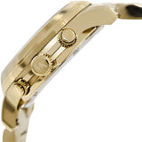 Buy Shop Michael Kors Runway Chronograph Gold Dial Gold Steel Strap Watch For Women - MK5698 USA Online
