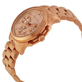 Buy Shop Michael Kors Runway Rose Gold Dial Rose Gold Steel Strap Watch for Women - MK5128 USA Online