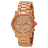 Buy Shop Michael Kors Runway Rose Gold Dial Rose Gold Steel Strap Watch for Women - MK5128 USA Online