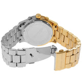 Buy Shop Michael Kors Runway Chronograph Gold Dial Two Tone Steel Strap Watch For Women - MK7329 USA Online
