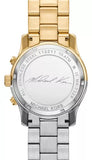 Buy Shop Michael Kors Runway Chronograph Gold Dial Two Tone Steel Strap Watch For Women - MK7329 USA Online