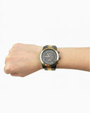 Buy Shop Michael Kors Runway Chronograph Grey Dial Two Tone Steel Strap Unisex Watch - MK8189 USA Online