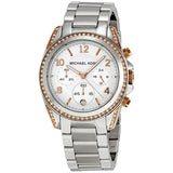 Buy Shop Michael Kors Blair Chronograph Silver Dial Silver Steel Strap Watch for Women - MK5459 USA Online