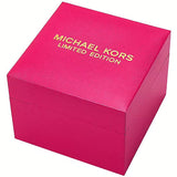 Buy Shop Michael Kors Runway Chronograph Limited Edition Pink Dial Pink Steel Strap Watch for Women - MK7478LE USA Online
