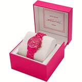 Buy Shop Michael Kors Runway Chronograph Limited Edition Pink Dial Pink Steel Strap Watch for Women - MK7478LE USA Online
