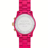Buy Shop Michael Kors Runway Chronograph Limited Edition Pink Dial Pink Steel Strap Watch for Women - MK7478LE USA Online