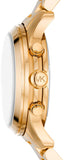 Buy Shop Michael Kors Runway Chronograph Gold Dial Gold Steel Strap Watch For Women - MK7323 USA Online