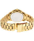 Buy Shop Michael Kors Runway Chronograph Orange Dial Gold Steep Strap Watch For Women - MK6162 USA Online