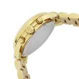 Buy Shop Michael Kors Runway Chronograph Orange Dial Gold Steep Strap Watch For Women - MK6162 USA Online