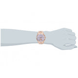 Buy Shop Michael Kors Runway Chronograph Purple Dial Rose Gold Steel Strap Watch For Women - MK6163 USA Online